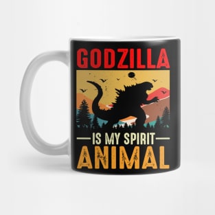 Godzilla Is My Spirit Animal Mug